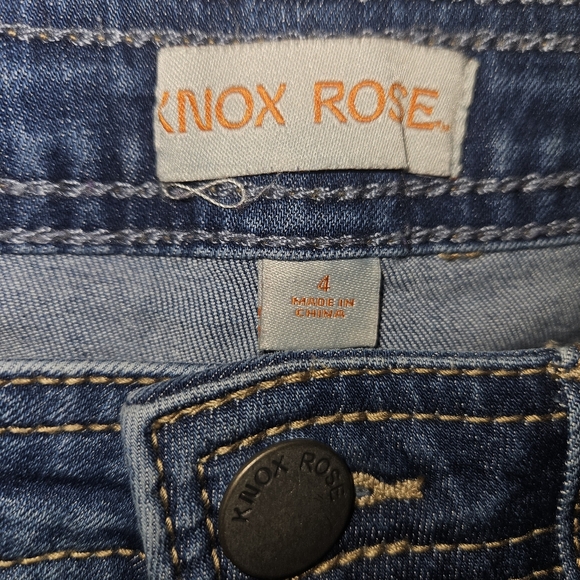 Knox Rose Women’s high rise anywhere flare Strecth jeans size 4 - Picture 11 of 16